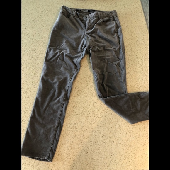 Talbots velvety soft grey pants - Picture 2 of 2